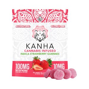 KANHA - Kanha - 100mg - 10ct Gummies - Strawberry