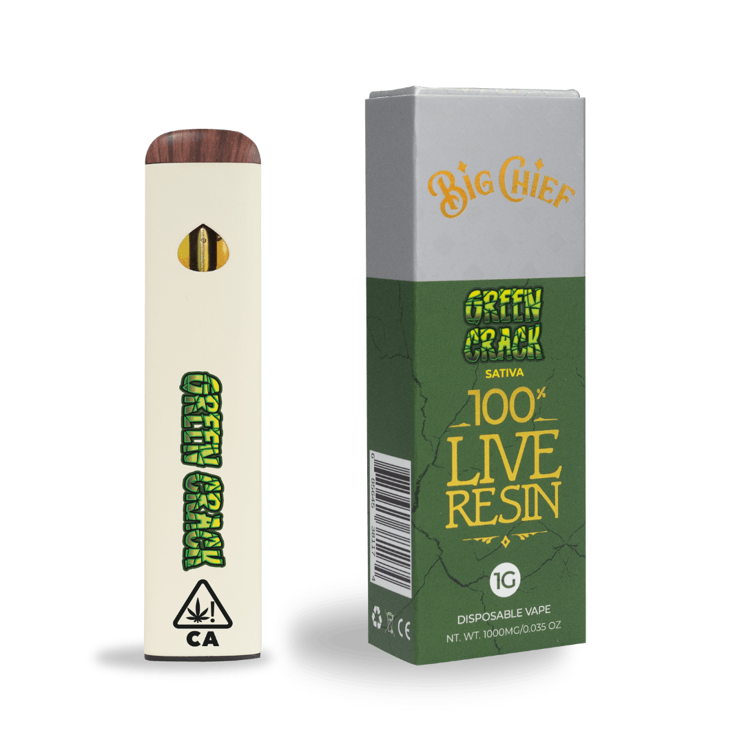 Green Crack (S) | 1g Disposable | Big Chief - Best Los An