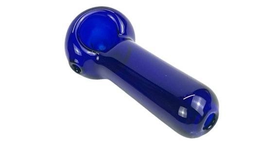 CALI MADE GLASS - Cali Made Glass - 23 Cobalt Simple Spoon Pipe