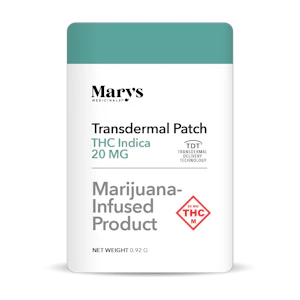 MARY'S MEDICINALS - MARY'S MEDICINALS -  INDICA PATCH 20 MG