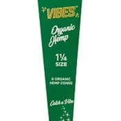 Organic Hemp 1¼" Pre Rolled Cones 6 Pk