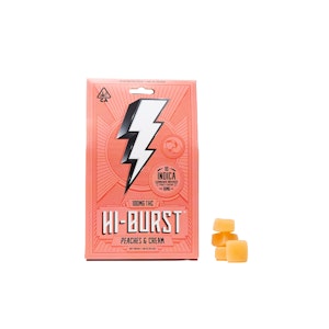 HI-Burst - Peaches & Cream INDICA | Fruit Bites 100mg | Hi-Burst