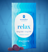 Relax Blueberry 2:1 CBD:THC Gummy 20pk - 100mg