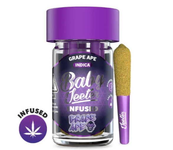 Jeeter - Baby Jeeter Grape Ape Infused Preroll Pack (S) 2.5g Main Image