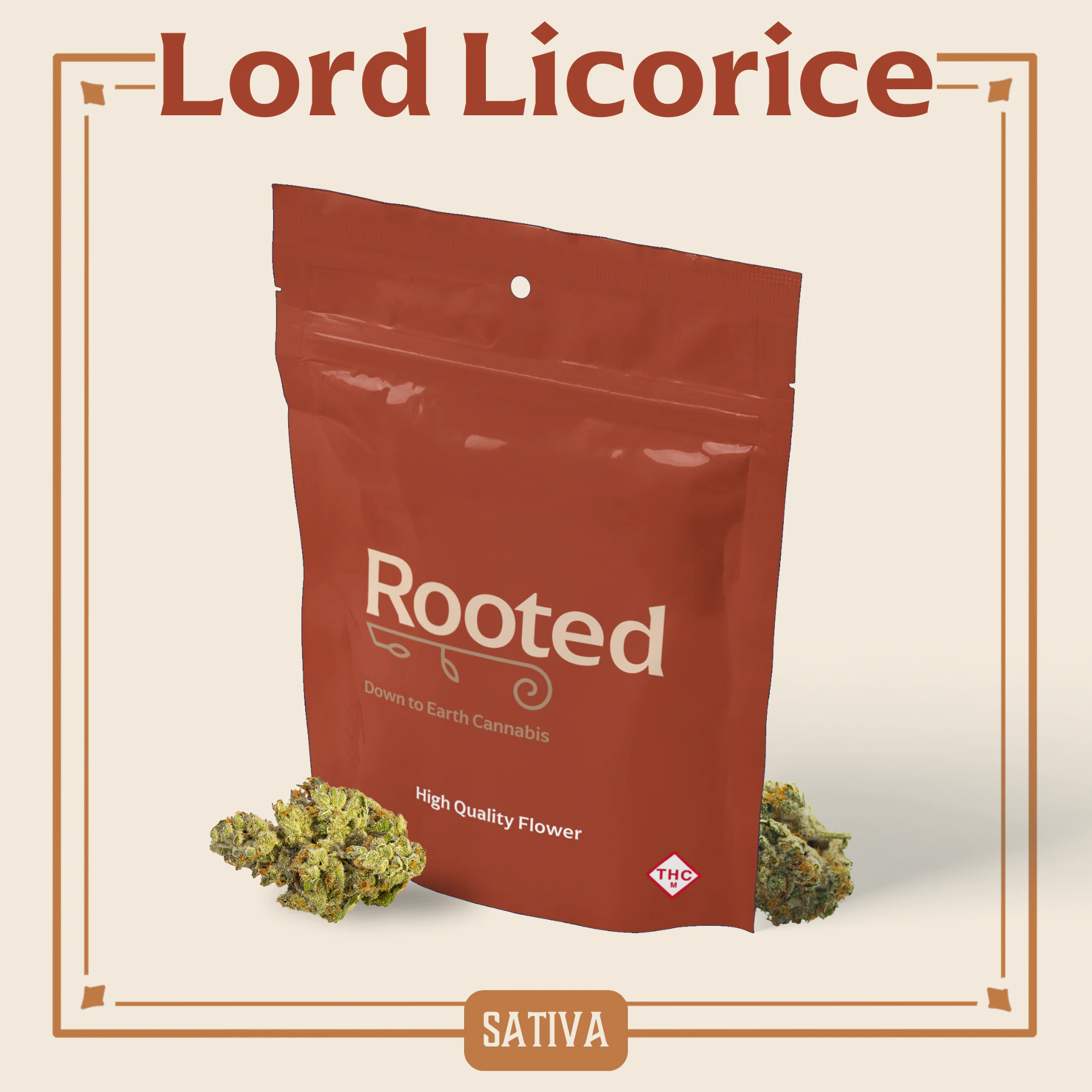Rooted - Rooted | Flower | Lord Licorice | 3.5g Main Image