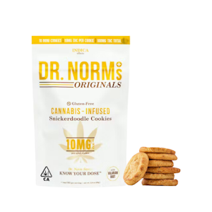 Dr. Norm - 100mg Indica Snickerdoodle Cookies (10mg - 10 pack) - Dr. Norm's