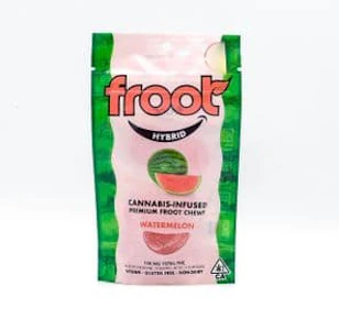 Froot Gummies - Froot Gummies 100mg Watermelon Hybrid