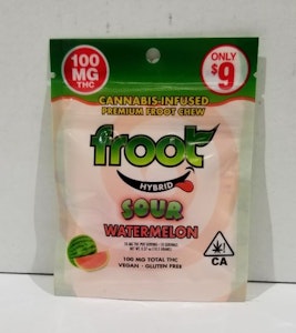 Froot - Froot Sour Watermelon Gummy 100mg