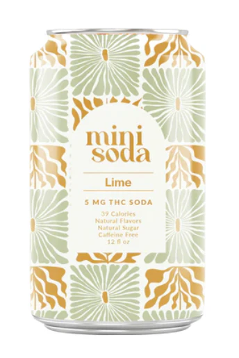 CRESTED RIVER - Mini Soda 5mg - Lime - 12oz Main Image
