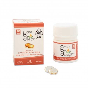 CARE BY DESIGN - Care By Design - 1:1 ( 10ct ) Soft Gel Capsules - 100mg