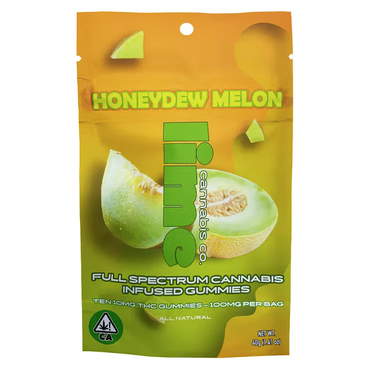 Lime - Lime - Honeydew Melon - 100mg Gummies Main Image