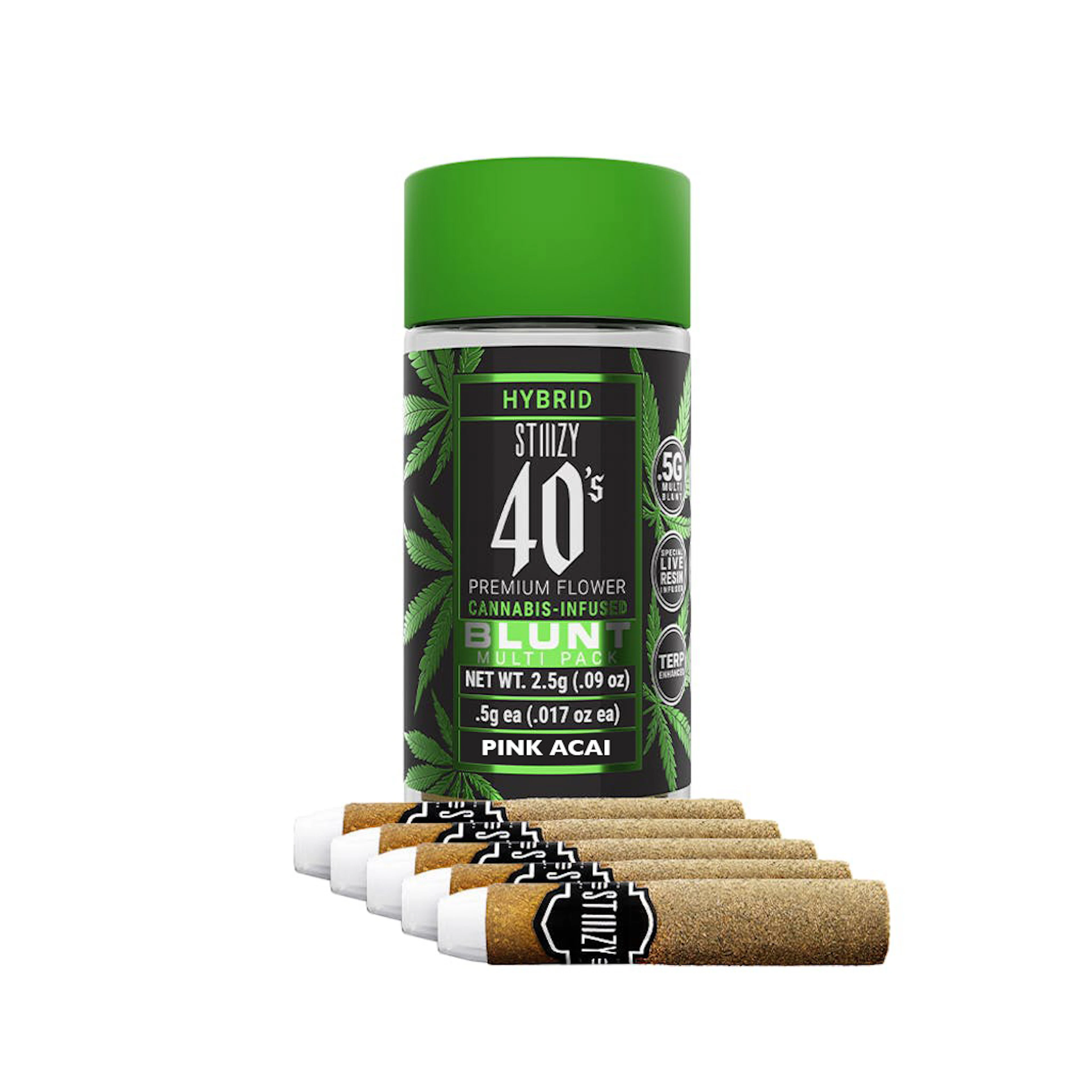 Stiiizy Pink Acai 40’s Mini Blunt 5-Pack 2.5g