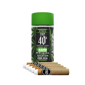 STIIIZY - Stiiizy Pink Acai 40’s Mini Blunt 5-Pack 2.5g