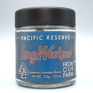 Pacific Reserve - Long Weekend 3.5g Jar - Pacific Reserve