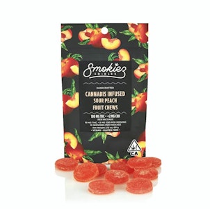 Smokiez - Smokiez 100mg Sour Peach Gummies