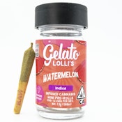 Watermelon Gelato Lollis 3g 5 Pack Infused Pre-Rolls - Gelato