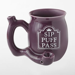 Roast & Toast "Sip Puff Pass" Mug - Purple