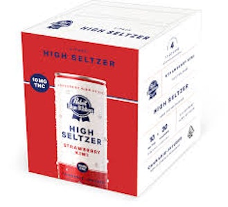 Blue Ribbon - Strawberry Kiwi Seltzer 4 Pack