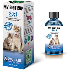 My Best Bud - CBD Pet Medicine - 20:1 30ml