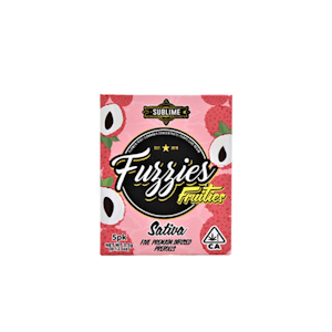 Fuzzies - 3.5g Lychee Kush Live Resin Pre-Roll Pack (.7g - 5 Pack) - Shorties Fuzzies Fruities - Sublime 