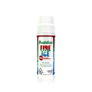 BUDDIES - BUDDIES - Topical - Fire & Ice - THC Rich - Roll On - 1000MG