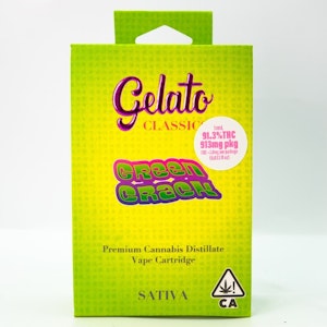 GELATO - Green Crack 1g Classic Cart - Gelato