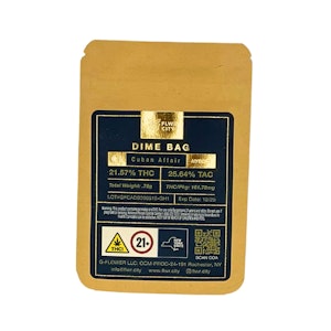 FLOWER CITY - Flwr City - Cuban Affair - "Dime Bag" - 0.75g - 21.57% THC - Dry Flower