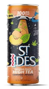 St. Ides - ST IDES - GEORGIA PEACH | 12OZ HIGH TEA 100MG