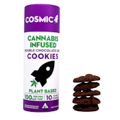 Double Chocolate Chip |  Cookies 10pk 100mg | Cosmic Edibles -