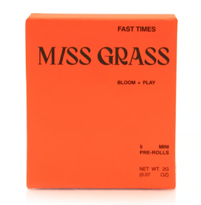 MISS GRASS - Miss Grass | Fast Times | 2g/5pk Pre-Rolls 