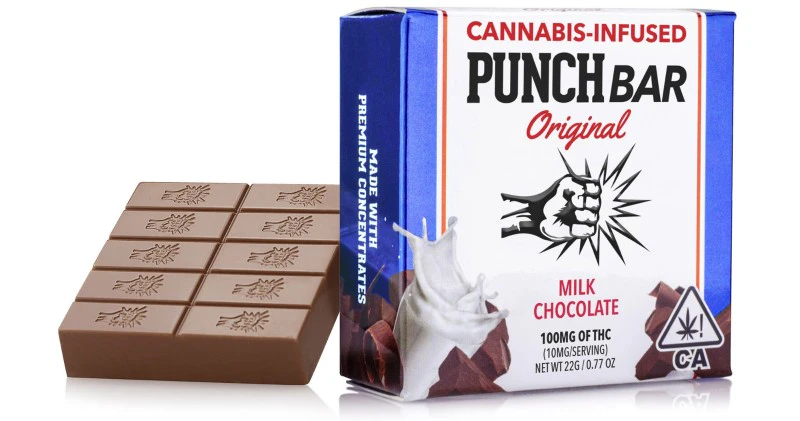 Punch Edibles - Punch Edibles - Milk Chocolate Bar - 100mg Main Image