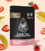 Little Tree Sour Strawberry Lemonade Hash Rosin Gummies