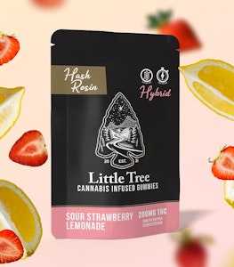 LITTLE TREE - Little Tree Sour Strawberry Lemonade Hash Rosin Gummies