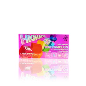 HIGHATUS - Edible - Watermelon - 10-Pack - Sour Gummies - 100MG