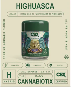 CBX -  Cannabiotix Indoor Flower 3.5g - Highuasca 31%