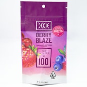 Berry Blaze 100mg Gummies - Dixie