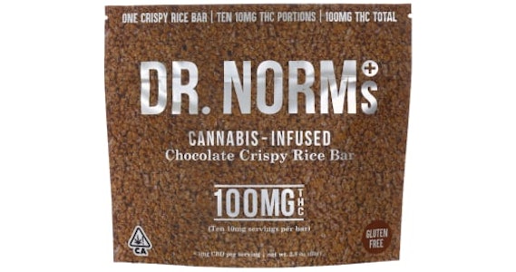 DR. NORM'S - Dr. Norm's - Chocolate Crispy Rice Bar 100mg