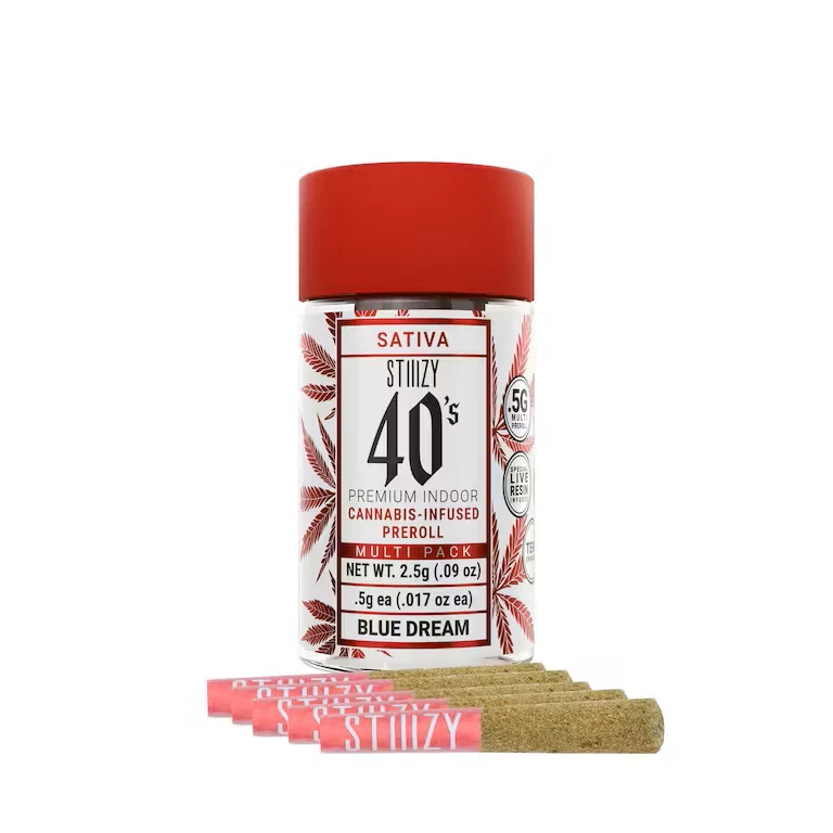 STIIIZY - Stiiizy - 5pk Infused Prerolls - Blue Dream Main Image