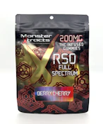 Monster Xtracts Berry Cherry RSO Gummies 200mg