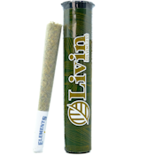 Jet Cake 1g Bubble Hash Infused Pre-roll - Livin Solventless