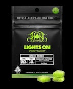 Heavy Hitters Gummies 100mg Lights On Green Crack THCv $20