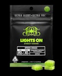 Heavy Hitters Gummies Lights On 2:1 THC:THCV Green Crack
