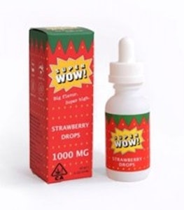 Super Wow - THC Strawberry Drops 1000mg Tincture - Super Wow