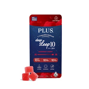 Plus - Plus | Deep Sleep | Goodnight Cherry  | 1:1:1 | Gummies | 3pk