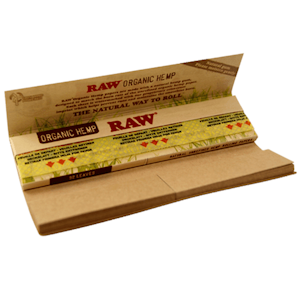 RAW Organic Hemp King Size Slim Rolling Papers