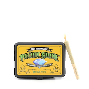 PACIFIC STONE - 7pk 805 Glue 41-43% - Diamond Infused Prerolls - Pacific Stone