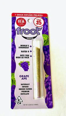 Froot - Froot Preroll/Grape Ape/1g/(I) Main Image