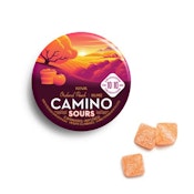 Kiva Camino  | Gummies (10ct) | Sour Orchard Peach 1:1 CBD  | 100 mg