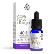 Care By Design 40:1 Sublingual Drops (CBD/THC) 15mL