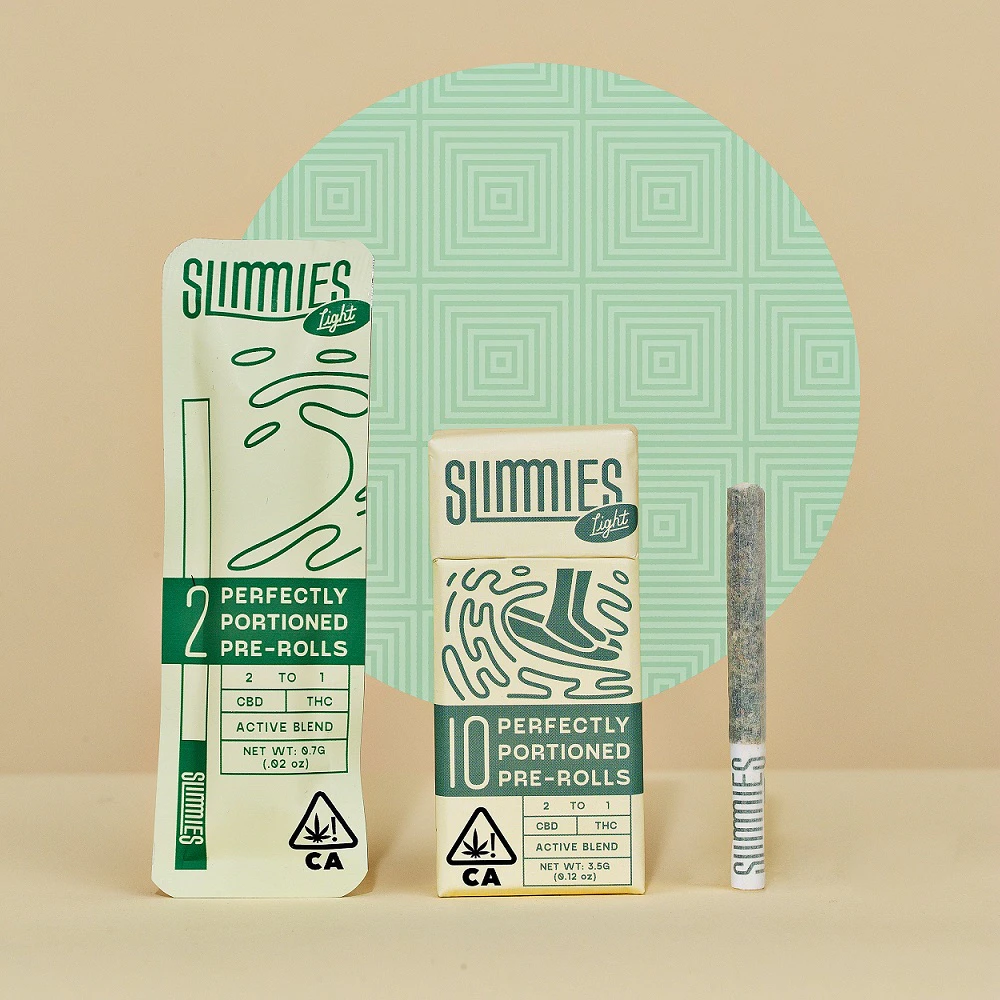 Slimmies - Slimmies Apple Fritters CBD 1:1 CBD:THC Joints 10pk ( 3.5g Indoor Flwr ) Main Image